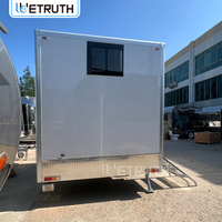 Wetruth Toilettes mobiles de luxe d'extérieur sur remorque, pour camping et salle de douche