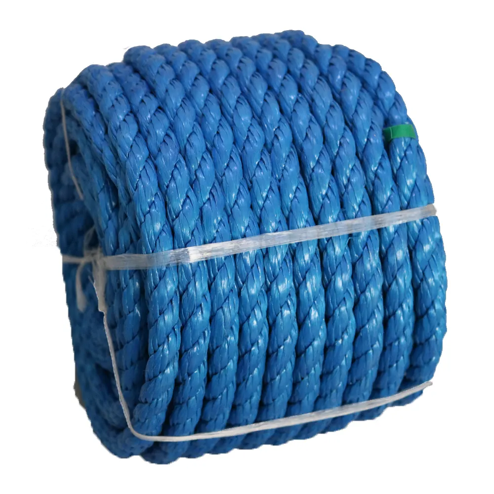 Vert pp monofilament 3 brins torsion en plastique corde/corde de corde/cordon/corde poly