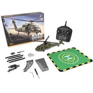 Nueva tendencia WLtoys K170 Black <span class=keywords><strong>Hawk</strong></span> UH-60L <span class=keywords><strong>RC</strong></span> helicóptero sin escobillas de cuatro palas 2,4G 4CH modelo de helicóptero volador con giroscopio de 6 ejes - Product Image 6