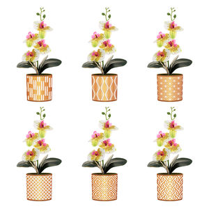 YICAI-Planta Artificial en maceta, bonsái personalizado, patrón de arcilla de imitación, decoración de plantas falsas Oem - Product Image 5