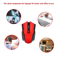 Ratón inalámbrico recargable con USB de 1600DPI, ratón óptico silencioso ergonómico de 6 botones para ordenador portátil, escritorio y oficina