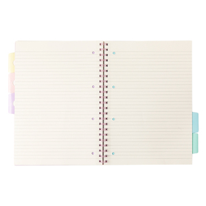 Tốt nhất người bán xoắn ốc máy tính xách tay với màu chỉ số Tab Divider A4/A5 Kích thước bìa cứng giấy tổ chức cho món quà hoặc nhật ký sử dụng - Product Image 4