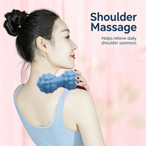 Blue Silicone <b>Massage</b> <b>Ball</b> Set for Muscle Relief and Therapy Use - Product Image 5