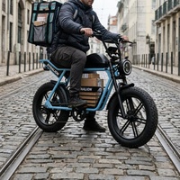 Vélo électrique robuste à haute capacité de charge, vélo électrique longue portée pour la livraison de nourriture et de colis en ville