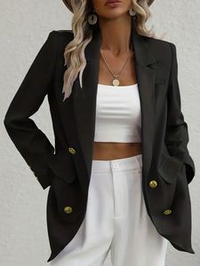 Damen Mode Frühling Herbst Jacke Schick Elegant Lässig Sportlich Damenanzug Mantel Koreanische Jacke Damen <span class=keywords><strong>Blazer</strong></span> Oberbekleidung Hose - Product Image 5