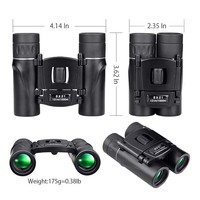 Binoculares con Zoom compacto 8x21 de largo alcance plegables HD potente Mini telescopio BAK4 FMC óptica caza deportes niños telescopio