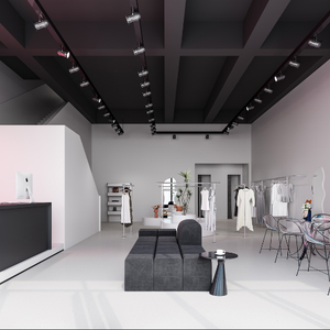 Muebles de Diseño Interior para Tiendas de Ropa de Alta Gama LUX, Personalizables y Sencillos, Exhibidores Metálicos para Ropa - Product Image 5