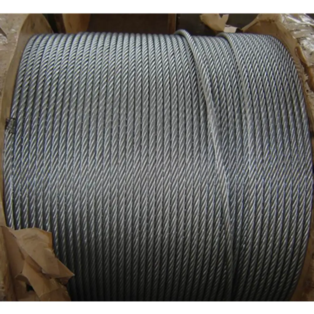 Câble métallique galvanisé, 30 pièces, 6X19 + IWRC 14mm