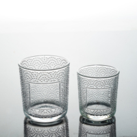 Pot à bougie en verre transparent de 200 ml et 300 ml avec couvercle et boîte, récipient à bougie pour la décoration de la maison