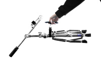 Beatello Adjustable Durable 32MM Support Drum Cymbal Stand Hardware 4-Piece Set for Professional Percussion