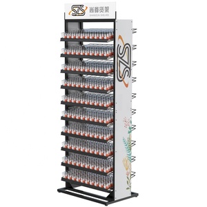 10-tier đặt hàng nhỏ kim loại sơn móng tay kệ trưng bày men Nail Art hiển thị tường đứng - Product Image 3