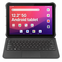 Tablette robuste RT12A 12,2 pouces, Android 14, Qualcomm Octa Core, 8 Go, 128 Go, tablette industrielle, scanner 1D 2D, étanche, GPS