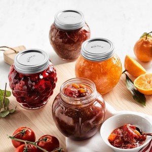 Tarro de cristal reciclable para almacenamiento de alimentos, 4oz, 8oz, 10oz, 300ml, 250ml, Mini tarro de cristal de <span class=keywords><strong>boca</strong></span> Regular con tapa para mermelada de miel - Product Image 4