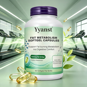 Cápsulas de Gel Suave para el Metabolismo de Grasas, 1000mg, 60 Unidades, Sin GMO, Sin Azúcar, Alto en Fibra, Sin Gluten, Apoyo para Adultos, Ayuda para la Quema de Grasas y el Metabolismo - Product Image 3