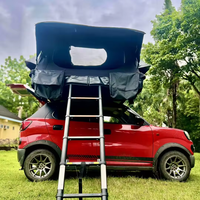 Tente de toit pour voiture souple de camping en gros, abri solaire pour voiture SUV et camion, tente de toit à coque souple légère pour 2 personnes, 4 saisons