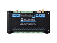 Module relais WiFi industriel 8 canaux ESP32-S3 Waveshare ESP32-S3-POE-ETH-8DI-8RO-SKU-30838, avec isolation intégrée