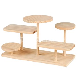 Organisateur de bureau en bois, étagère de rangement multi-niveaux pour bijoux, usage domestique ou professionnel - Product Image 1