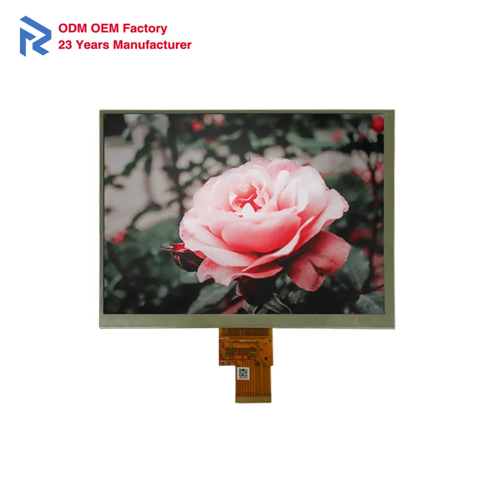 8.0 Inch High Brightness 1024X768 TFT LCD Display Modules for Industrial Equipment and Medical Applications
