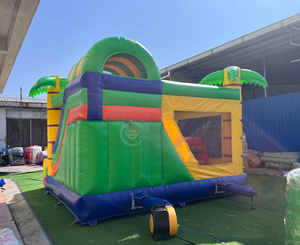 <strong>tiger</strong> Bounce House Inflatable Yellow &amp; Green Inflatable Bounce House Combo <strong>Jumper</strong> - Product Image 6