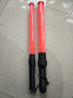 Bâton lumineux LED clignotant rouge coloré à piles sèches, 52*3CM, pour la sécurité routière