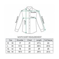 Kemeja Kasual Pria Putih 100% Katun GLOWKR OEM Grosir, Lengan Panjang, Seragam Kantor Bisnis, Bernapas, Kancing Depan, Custom 350gsm