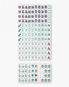 Ensemble de jeu de Mahjong en acrylique à 4 couches, 160 tuiles de Mahjong américaines pour adultes, tuiles de Mahjong à dos orange, ensemble de voyage portable, vente en gros - Product Image 3