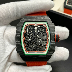 Reloj de Pulsera Mecánico de Lujo con Diseño Hueco, Caja de Fibra de Carbono de Alta Gama, Estilo Ejecutivo, Reloj de Diseñador para Hombres de Élite, Logotipo Personalizado - Product Image 1