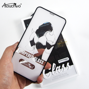 ATOUCHBO KINGKONG serie para <span class=keywords><strong>iPhone</strong></span> <span class=keywords><strong>XS</strong></span> <span class=keywords><strong>MAX</strong></span> XR Nota 10 PRO S10E LITE más A90 A70 3D templado protector de pantalla de <span class=keywords><strong>cristal</strong></span> - Product Image 1
