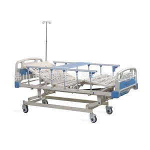 เตียงผู้ป่วยแบบปรับได้ 3 ฟังก์ชั่น รุ่น HR-633 ยี่ห้อ Henry Manual Hospital Bed ทำจากสแตนเลส สำหรับผู้สูงอายุและผู้ป่วยพักฟื้น - Product Image 5