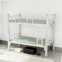 Lits superposés en fer modernes de norme nationale - Taille complète durable pour les dortoirs et les chambres d'enfants Structure robuste Garantie de 10 ans