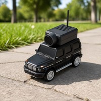 Voiture RC FPV 1:64 avec caméra 2.4G WiFi 720P HD, contrôle par application, mode VR, stabilisateur gyroscopique 3 vitesses, télécommande, intérieur-extérieur