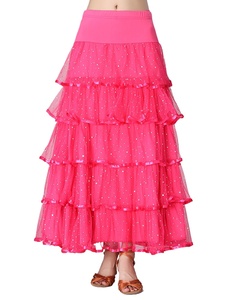 Nueva Falda Larga Elegante con Lentejuelas para Baile <span class=keywords><strong>de</strong></span> Salón, Falda <span class=keywords><strong>de</strong></span> Baile Latino, Salsa, <span class=keywords><strong>Tango</strong></span>, Flamenco, <span class=keywords><strong>Ropa</strong></span> <span class=keywords><strong>de</strong></span> Actuación - Product Image 6