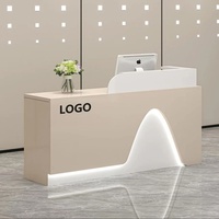Table de bar petite et minimaliste, moderne, pour supermarché de vêtements, salon de beauté et de coiffure, réception d'entreprise