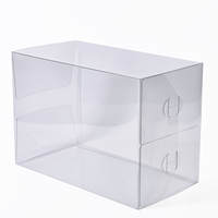 Quantité minimale de commande bas Vente en gros 4 "6" 0.35mm 0.5mm Protecteur PET Boîtes Funkos Poped Protecteur Transparent Toy Box
