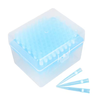 Boîte de pointes de micropipette stériles en plastique pour laboratoire, 10 µL, 20 µL, 100 µL, 200 µL, 1000 µL, en gros