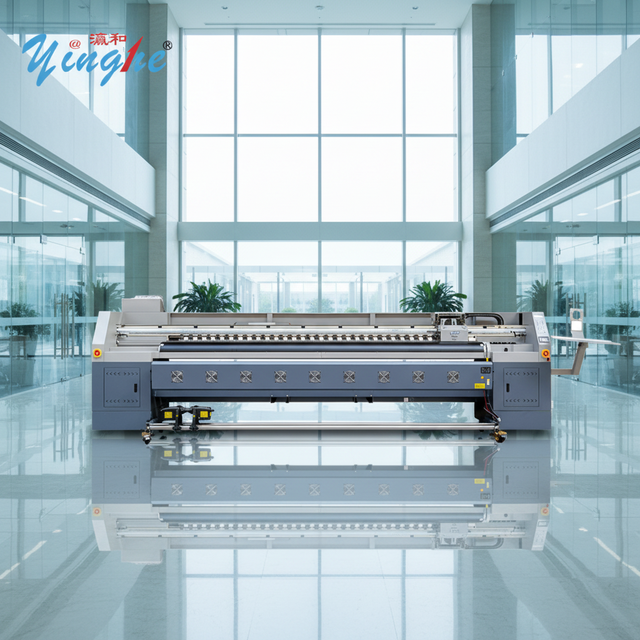 Yinghe Industrial 3200mm Large Format  Inkjet Printer Soft Film & Banner Digital Printing Machine
