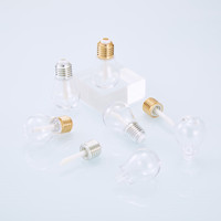 Mini tube à lèvres transparent DIY, conteneur cosmétique vide en plastique avec surface givrée, bouchon à vis, revêtement UV, 27 mm
