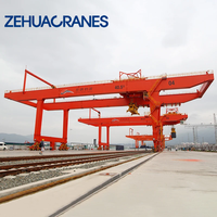 Système intelligent de manutention de conteneurs par grue portique sur rail RMG pour ports, zones de manutention ferroviaires et hubs logistiques