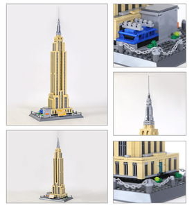 Wange 5212 1559PCS Série Architecture Mondiale USA New York The <span class=keywords><strong>Empire</strong></span> Building Modèle en Briques Jouet Éducatif Technique Cadeau de Festival - Product Image 4