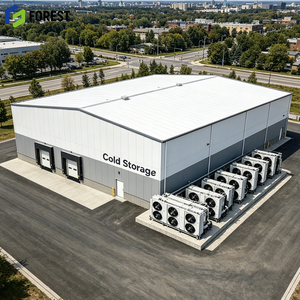 Refrigerated Warehouse Building Seafood Distribution Airtight Design Professional Grade High Strength Iron - Product Image 1