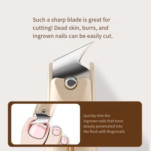 Set di Tagliaunghie in Acciaio Inossidabile Anti-Schizzi, Kit Professionale <span class=keywords><strong>per</strong></span> Manicure e <span class=keywords><strong>Pedicure</strong></span>, Strumenti <span class=keywords><strong>per</strong></span> Tagliare le Unghie <span class=keywords><strong>per</strong></span> Uso Domestico e Salone - Product Image 4