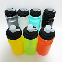 Bouteille d'eau réutilisable PP 20OZ 600ML pour le sport et le vélo, avec couvercle, couleurs blanc, vert, orange, noir, logo personnalisé – Offre Spéciale