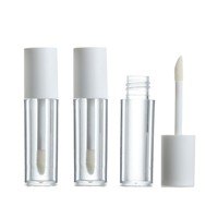 Tubes vides pour gloss à lèvres transparents blancs de 2,5 ml, tubes vides pour gloss à lèvres personnalisables pour l'emballage