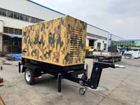 Générateur diesel silencieux Weichai haute vitesse pour remorque, 150 kW 200 kVA, triphasé 400 V 380 V 50 Hz, groupe électrogène de secours industriel extérieur