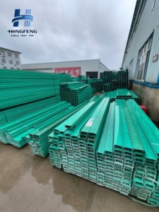 รางเคเบิล FRP สำหรับงานก่อสร้างอุตสาหกรรม แบบตรงผ่านได้ รองรับการวางสายเคเบิลได้ 40% ของความจุ - Product Image 5