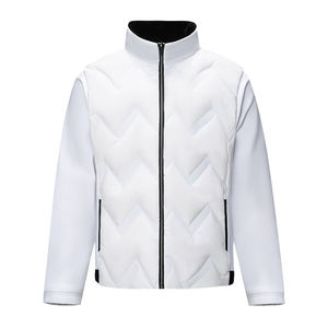 Chaqueta de plumón de color sólido con logotipo personalizado, nueva, de invierno, para exteriores, para parejas, hombres y mujeres, gruesa para mantener el calor, popular. - Product Image 3