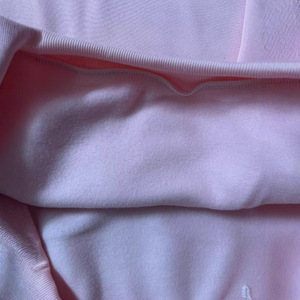 Sweat-shirt rose à capuche unisexe, coupe oversize, en polaire, décontracté, avec impression de lettres et logo thermocollé sur le devant, manches classiques, style automne - Product Image 4