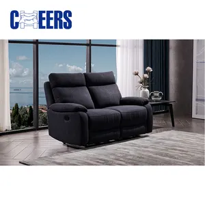 MANWAH CHEERS Beliebte heiß verkaufte Wohnzimmer Recliner Promotion Stoff Sofa Set