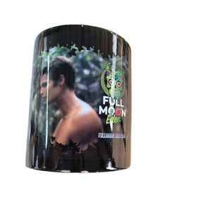 Tasses de 11 oz personnalisables avec logo, fourniture transfrontalière, tasse en céramique noire de 11 oz à motif floral, tasse <span class=keywords><strong>Endorphin</strong></span>, tasse à sublimation - Product Image 6
