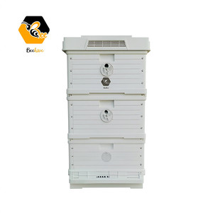 <span class=keywords><strong>Ruche</strong></span> à abeilles en plastique empilable à 3 niveaux |   PP <span class=keywords><strong>de</strong></span> qualité alimentaire + stabilisateur UV |   <span class=keywords><strong>Ruche</strong></span> commerciale pour l'apiculture durable - Product Image 1